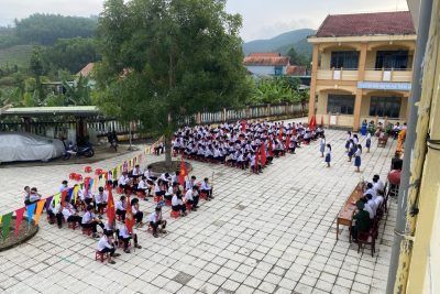 Trường THCS Long Mai khai giảng năm học mới 2023-2024